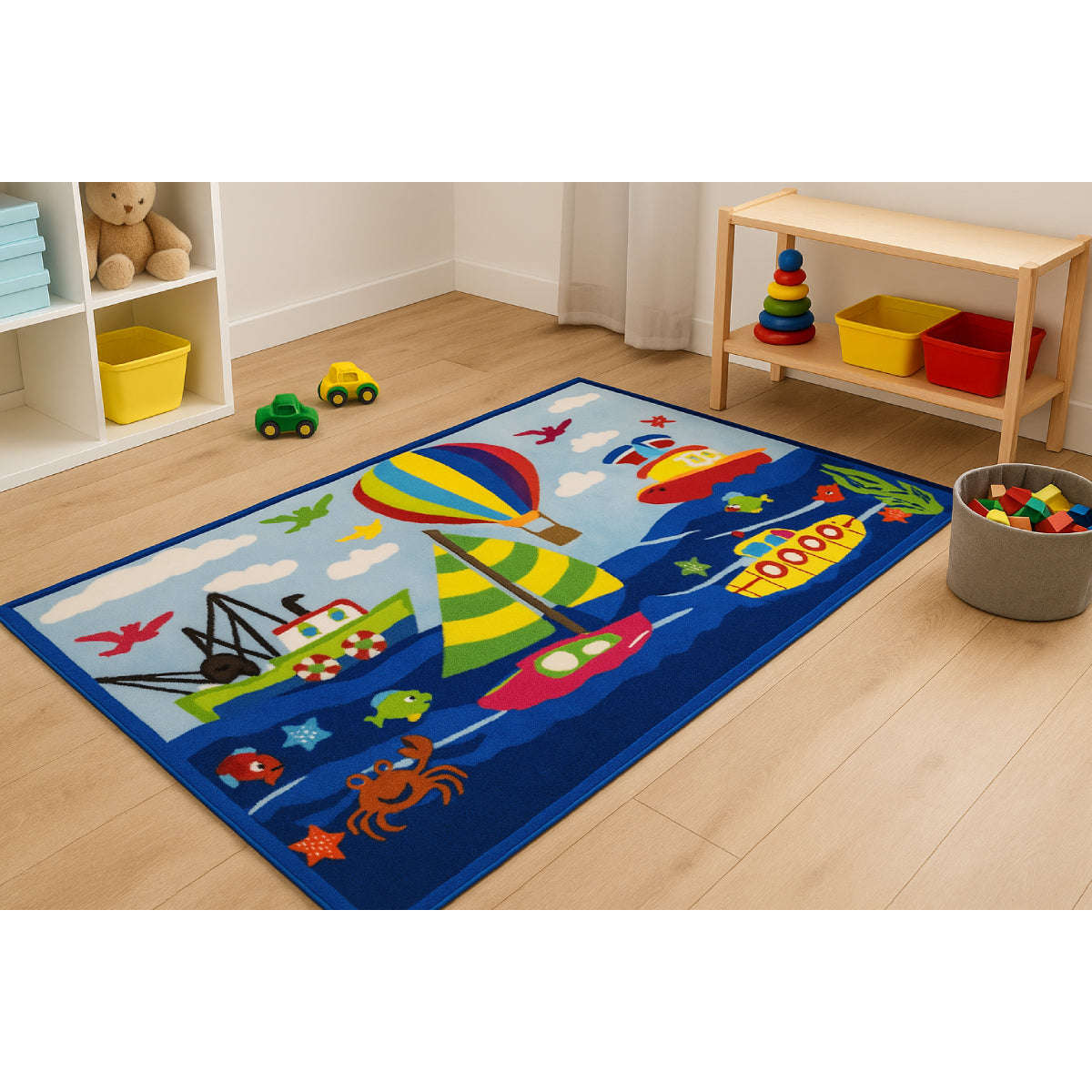 L.A Rugs Fun Time Marina Rectangular Area Rug