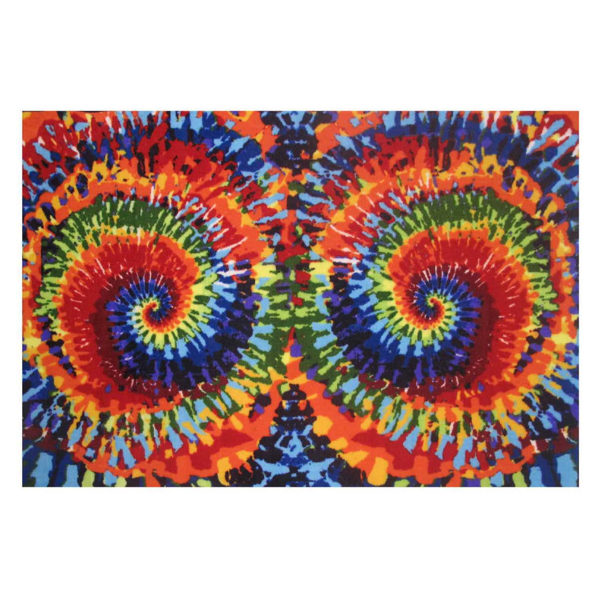 L.A Rugs 4' 3" x 6' 6" Fun Time Tie-Dye Rectangular Area Rug