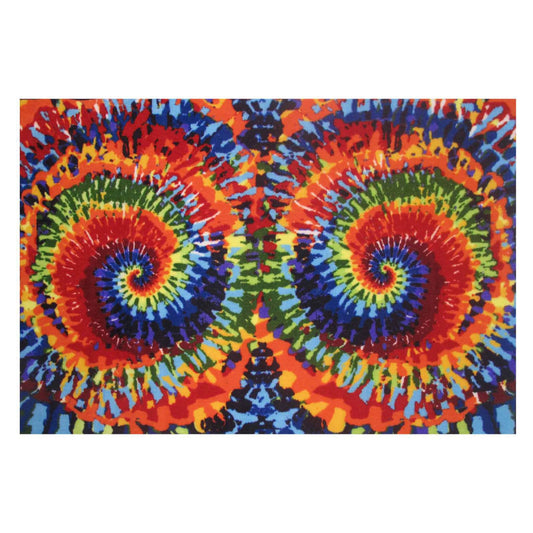 L.A Rugs 4' 3" x 6' 6" Fun Time Tie-Dye Rectangular Area Rug