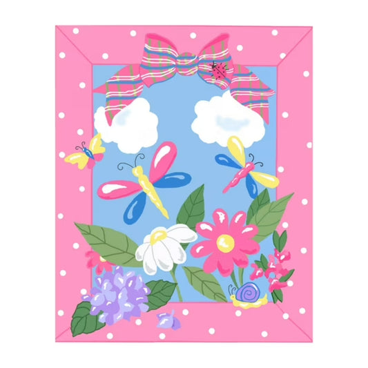 L.A Rugs 3' 3" x 4' 10" Jade Reynolds Rectangular Area Rug - Pink