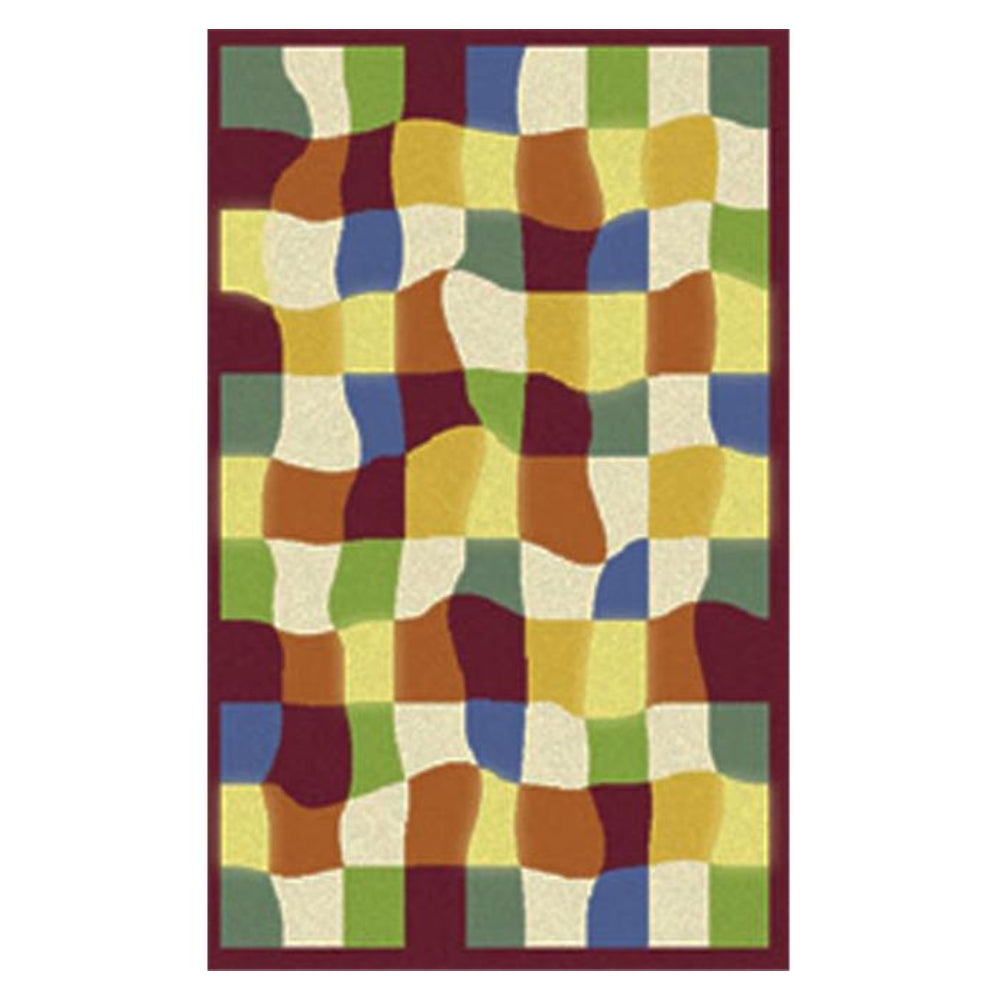 L.A Rugs 3'3" x 4'10" Night Flash NF-14 Rectangular Area Rug - Blue