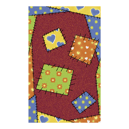 L.A Rugs 3' 3" x 4' 10" Night Flash NF-12 Rectangular Area Rug