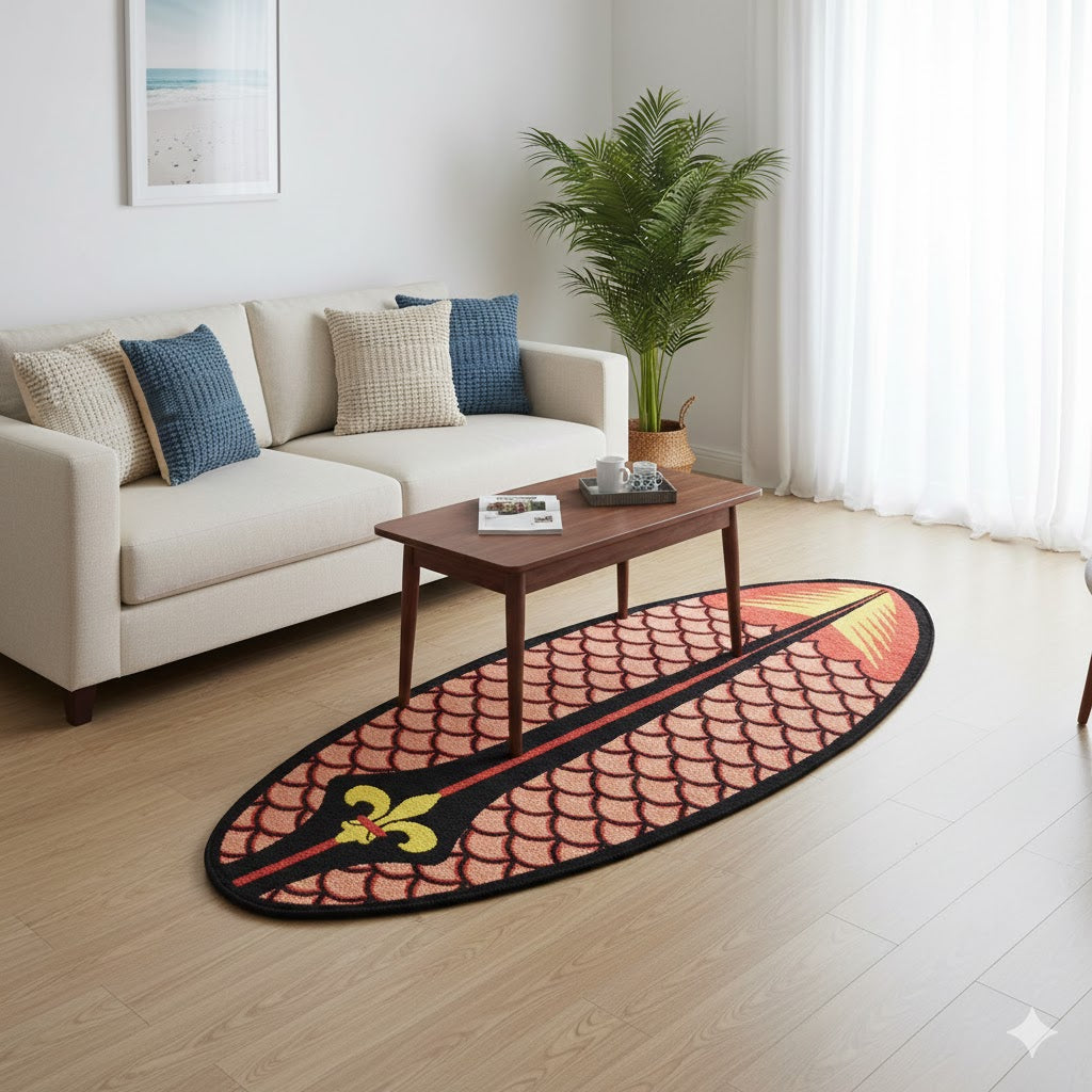 L.A Rugs Newport Surf Rectangular Area Rug