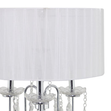Decor Mache 63" Floor Lamp with 3 Light - Silver
