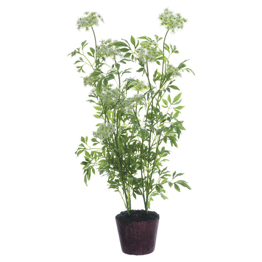 Allstate Floral 40.5" Queen Anne's Lace Plant Flower Arrangement - White