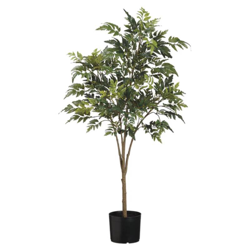 Allstate Floral 45" Ming Aralia Tree with Plastic Pot - Green