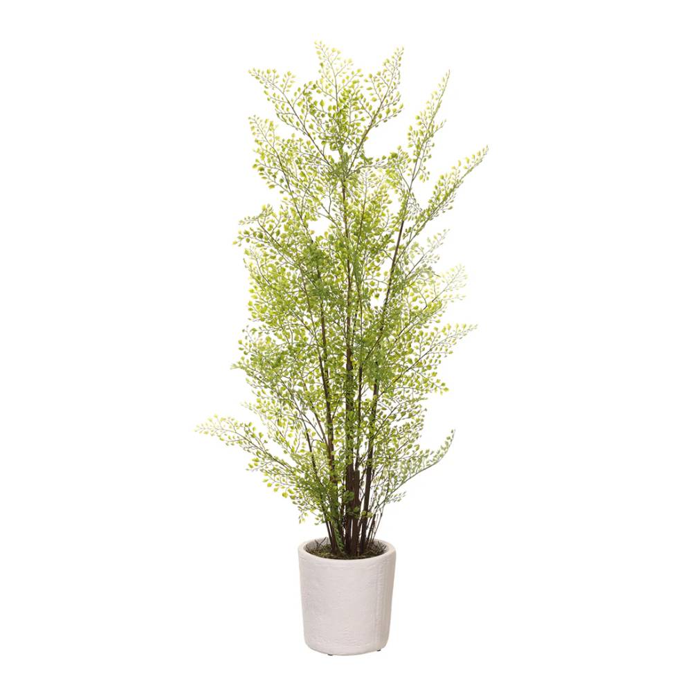 Allstate Floral 36" Maidenhair Fern Leaf with Magnesium Oxide Pot - Green