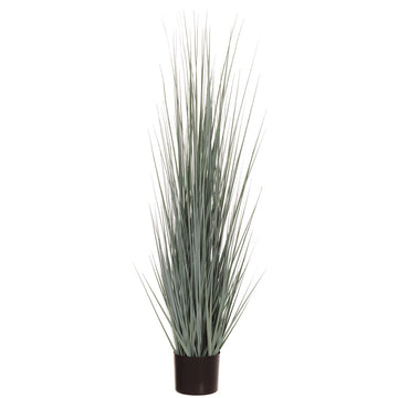 Allstate Floral 48" Grass Artificial Plant with Plastic Vase  - Green/Gray