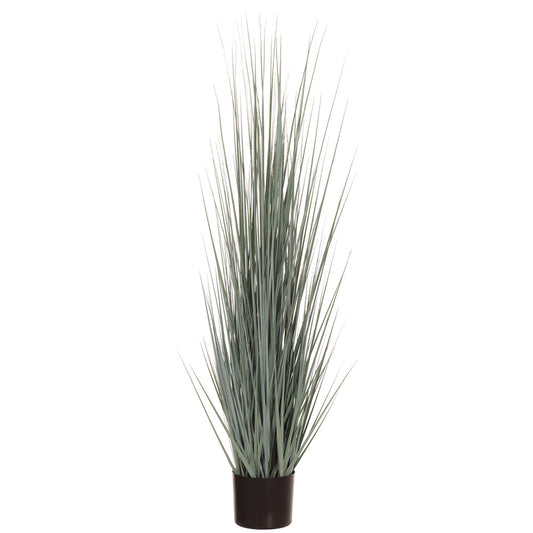 Allstate Floral 48" Grass Artificial Plant with Plastic Vase  - Green/Gray