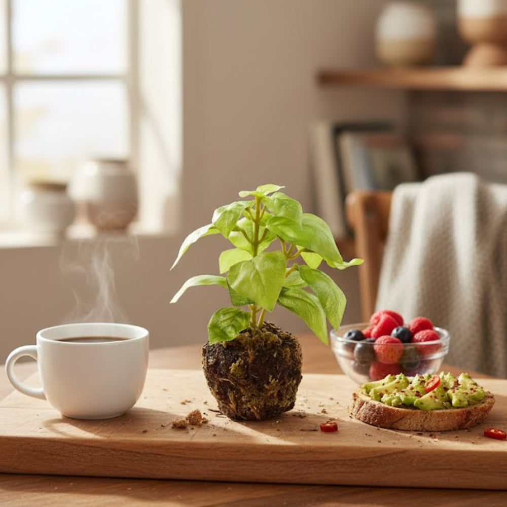 Allstate Floral Herb Artificial Plant with Soil - Assortment