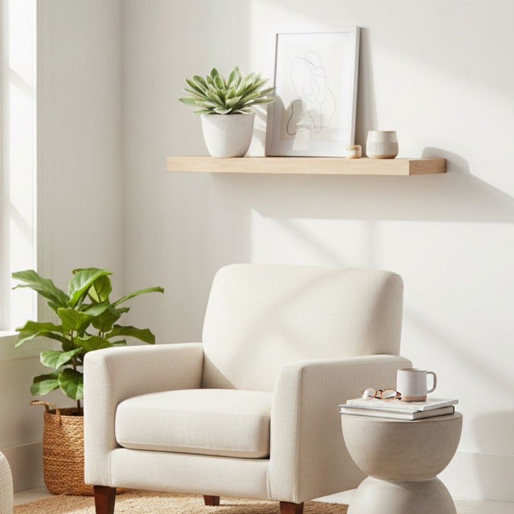 Allstate Floral 16" Echeveria Artificial Plant with Cement Pot - Green