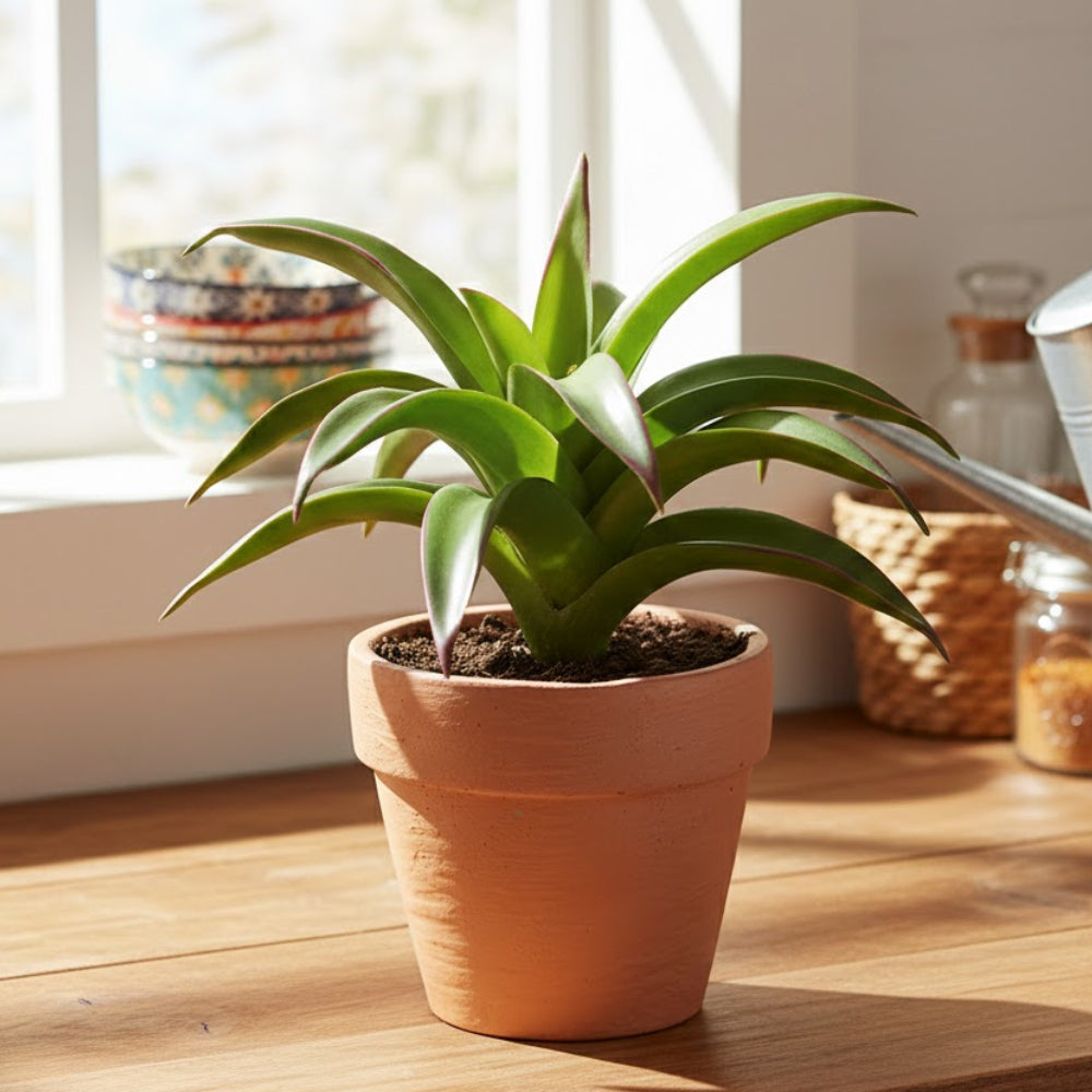 Allstate Floral 6" Artificial Succulent Plant with Pot - Green