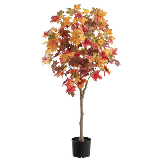 Allstate Floral 48" Maple Leaf Tree with Plastic Pot