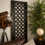 Geometric Wall Panel by Uma Enterprises - Black
