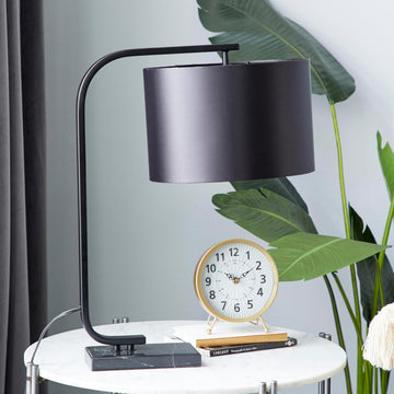 Decor Mache 22" Traditional Table Lamp - Black