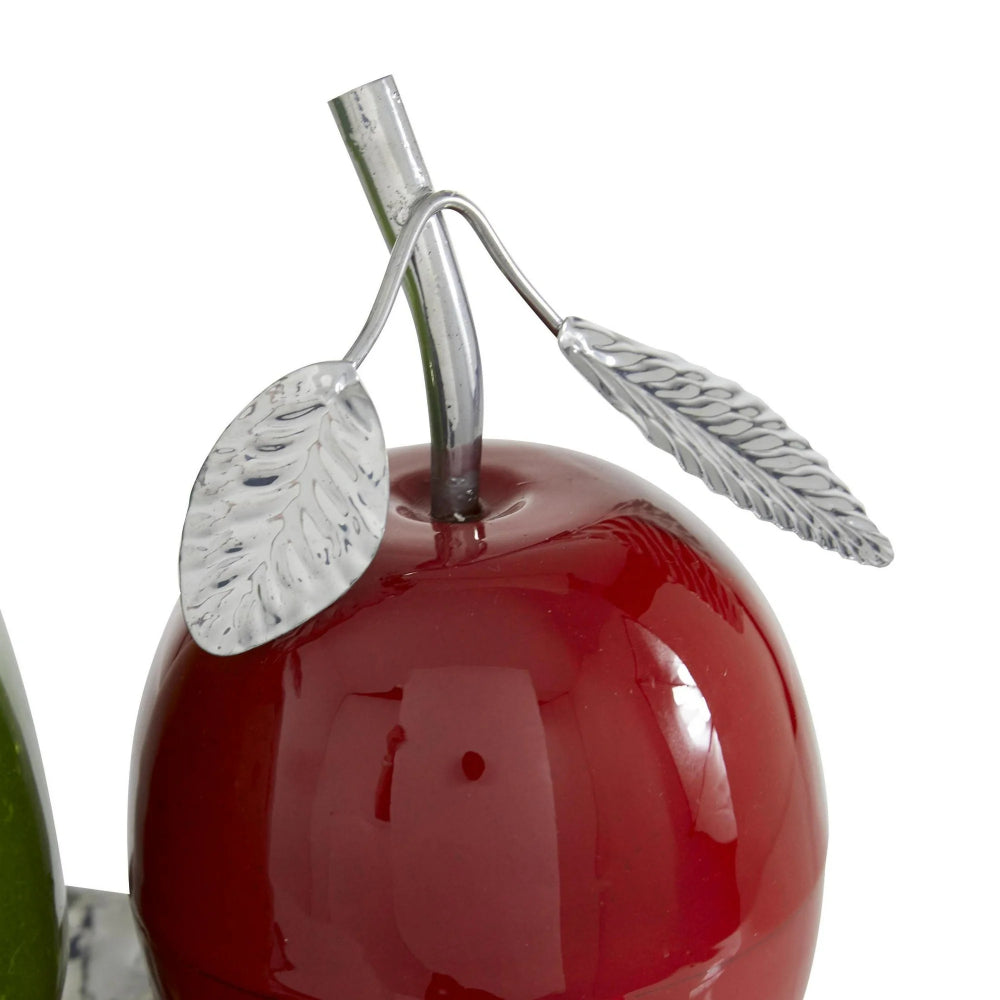 Decor Mache Traditional Decorative Fruit Sculpture with Platter