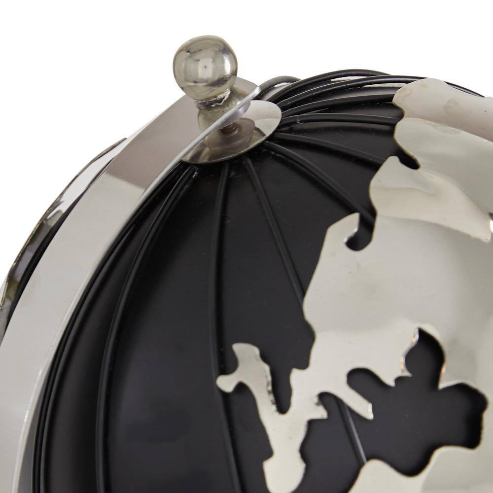 Decor Mache Contemporary 11" Globe - Black