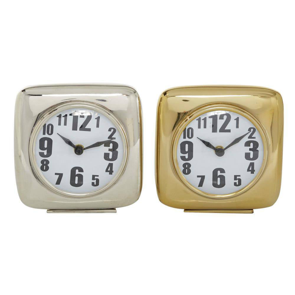 Decor Mache Contemporary 6" Clock - Assortment