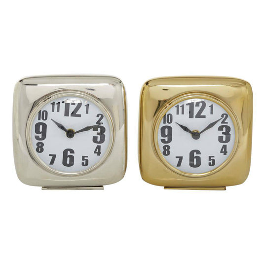 Decor Mache Contemporary 6" Clock - Assortment