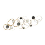 Gold Metal Glam Abstract Wall Decor