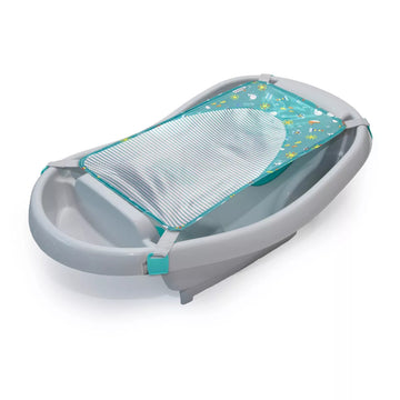 Ingenuity Summer Comfy Clean Deluxe Tub with 3-in-1 Removable Sling and Padded Backrest  - Gray