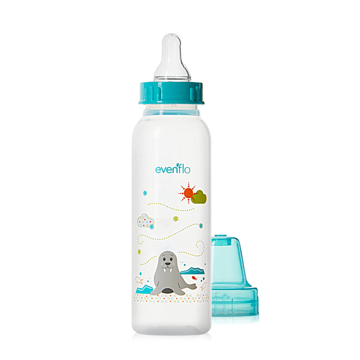 evenflo 8 oz bottles Evenflo Classic Prints 8 oz Baby Bottles (3 Pieces)– Curacao