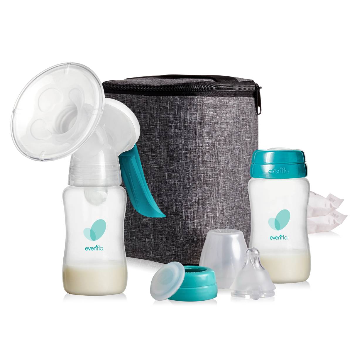 Evenflo Advanced Manual Breast Pump with Accessories
