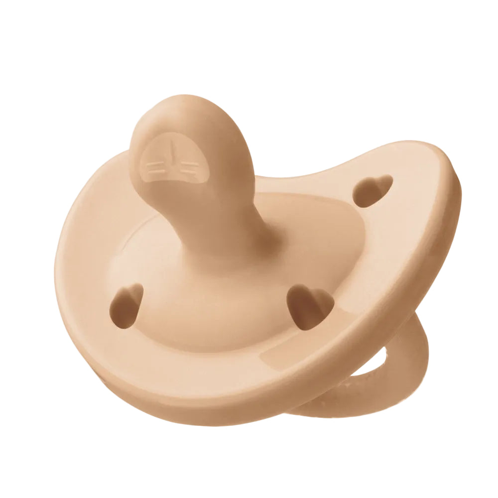 Chupete de una pieza de silicona PhysioForma Luxe de Chicco, de 0 a 6 meses, color rubor