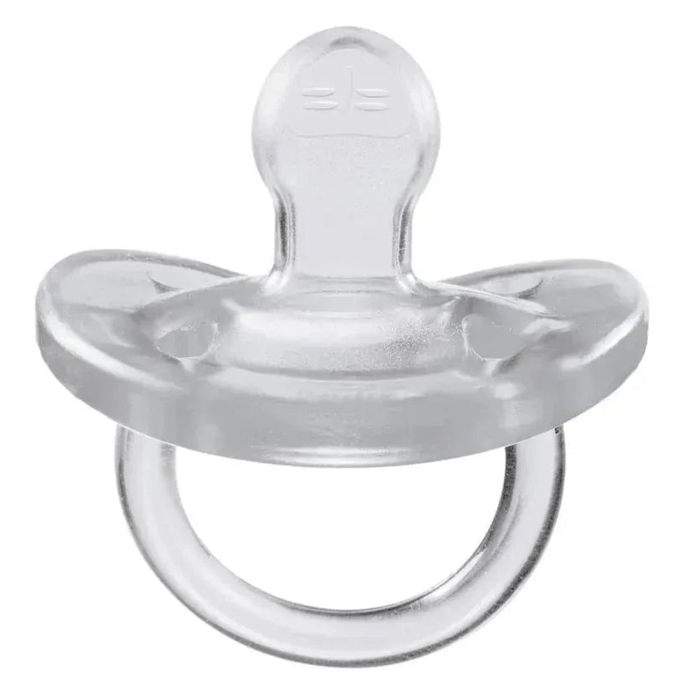 Chupete ortodóntico de una pieza PhysioForma Luxe de Chicco, de 0 a 6 meses, color cristal