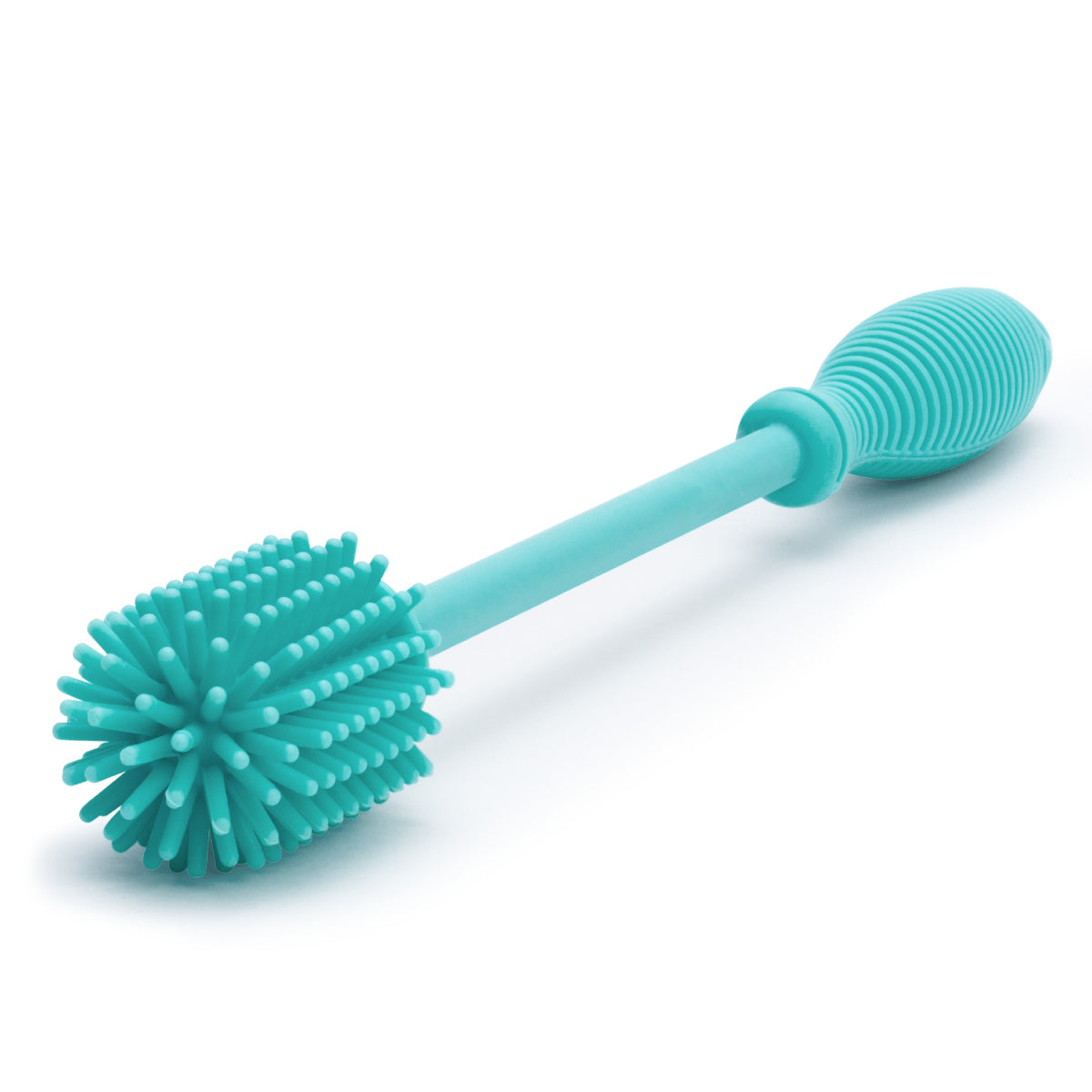 Chicco 9.5" Silicone Bottle Brush with Food-Grade Silicone Bristles - Teal