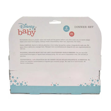 Disney Baby Princess Dinnerware Set (3-Piece) - Pink/White