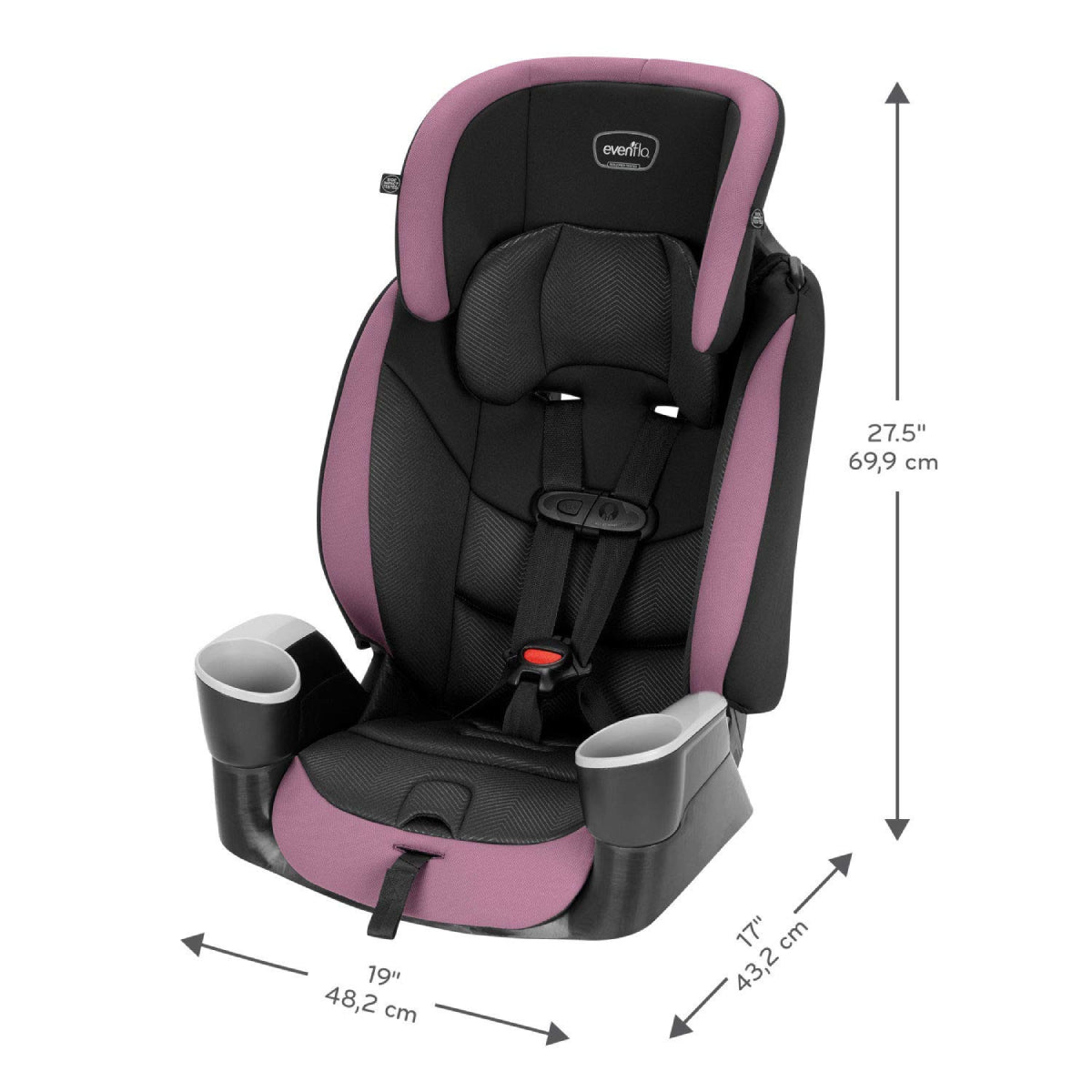 Evenflo Maestro Sport 2-in-1 Booster Car Seat with 5-Point Harness