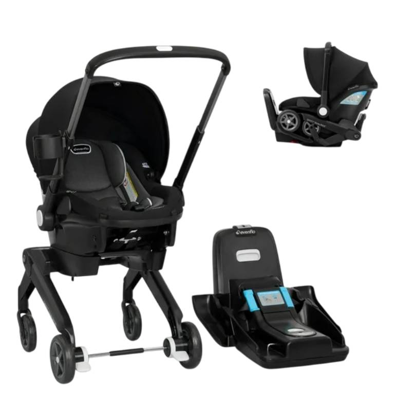 Evenflo Shyft DualRide Infant Car Seat Stroller Combo - Black