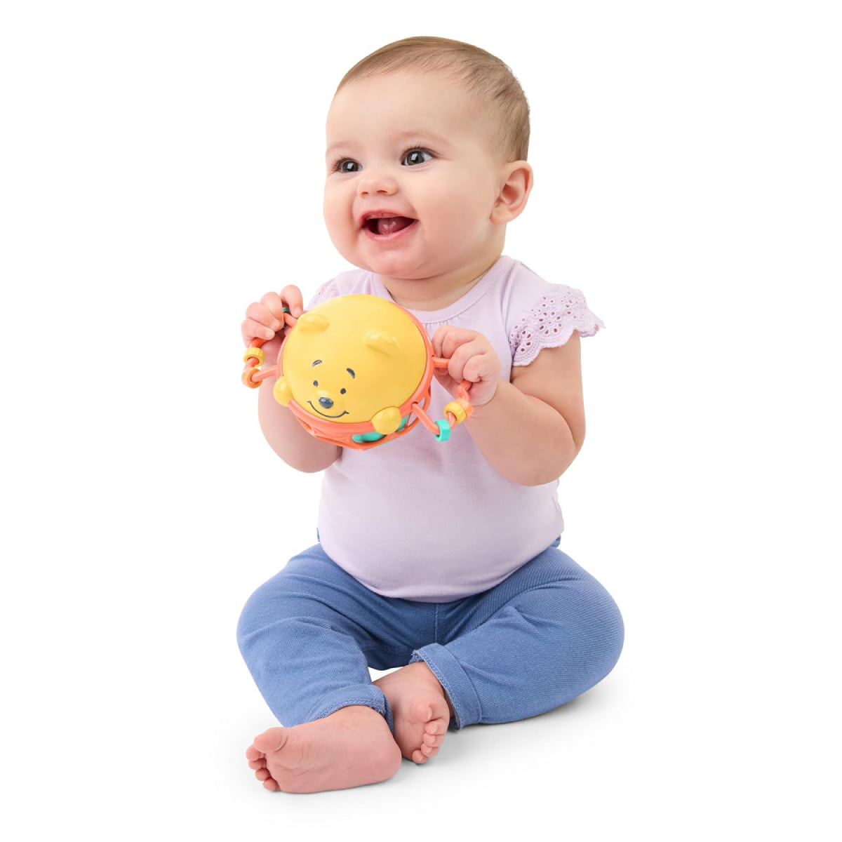 Bright Starts Disney Baby Winnie The Pooh Jingle and Shake Rattle Toy