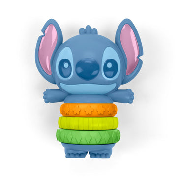 Bright Starts Disney Baby Twist-a-Stitch Fidget Toy with Textured Rings - Blue
