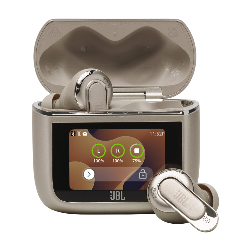 JBL Tour Pro 3 Earbuds with True Adaptive Noise Cancelling - Latte