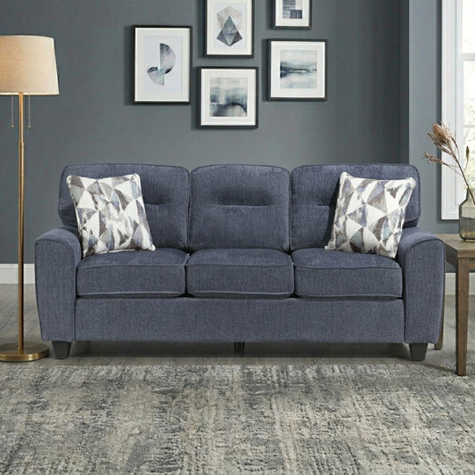 Vival 84" Sofa with Decorative Pillows by Homelegance