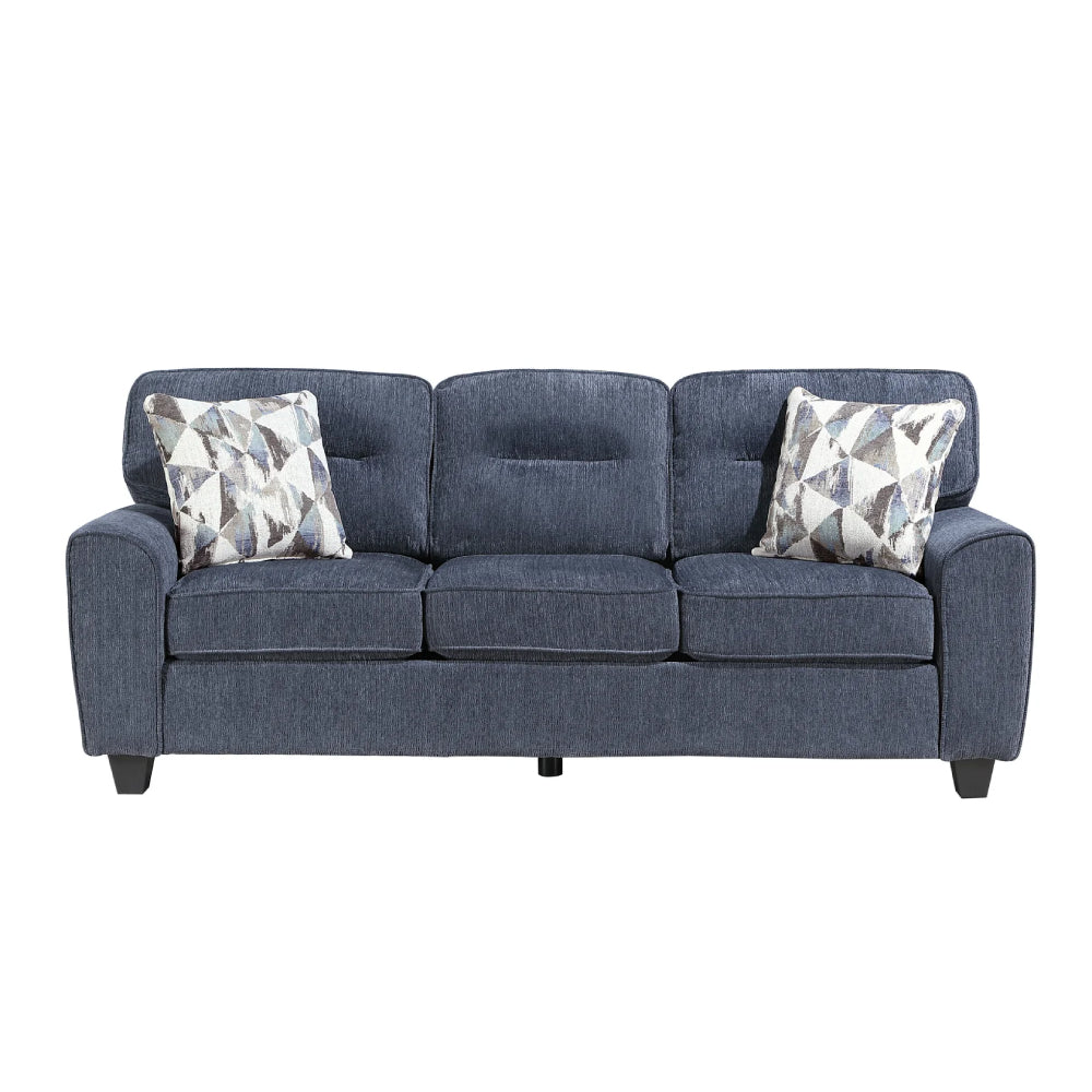 Vival Sofa with Loveseat by Homelegance - Blue