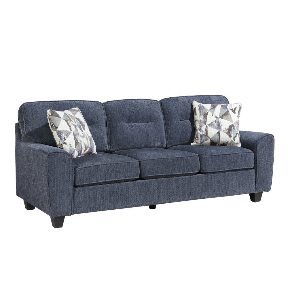 Vival Sofa with Loveseat by Homelegance - Blue