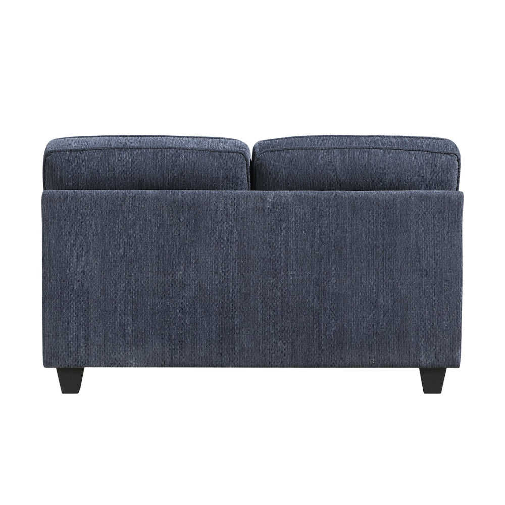 Vival Sofa with Loveseat by Homelegance - Blue