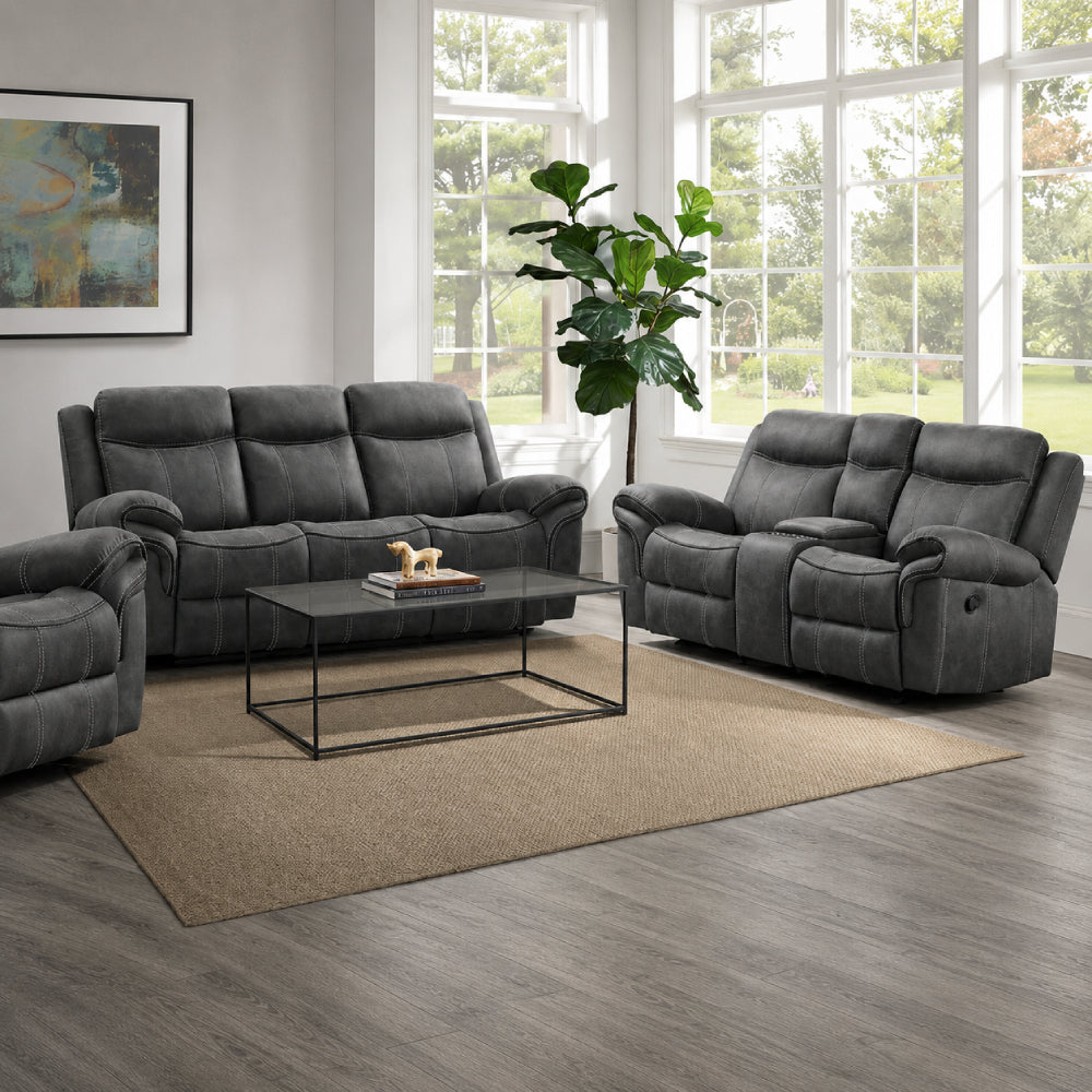 Sofá y loveseat reclinables manuales de Best Home