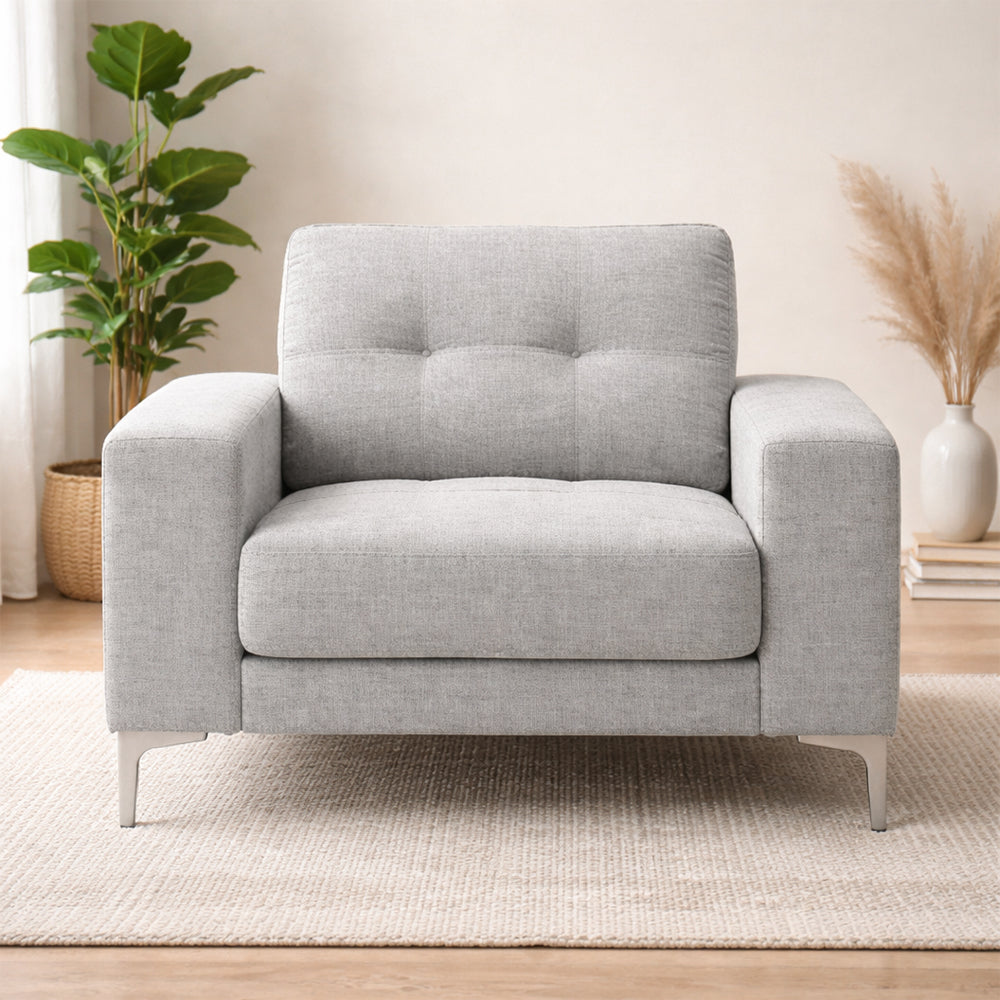 Faith Lounge Chair by Best Home - Gray