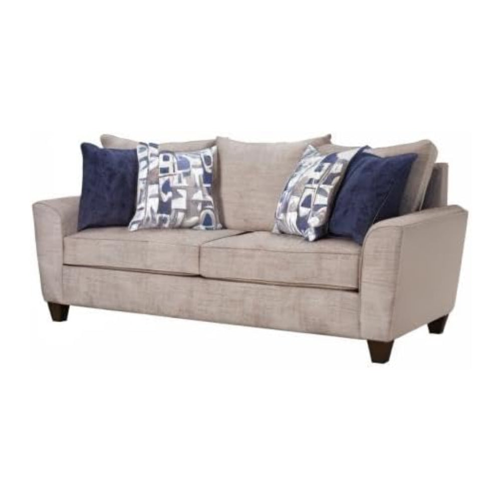 Barcelona Sofa and Loveseat with Pillows by Best Home - Beige