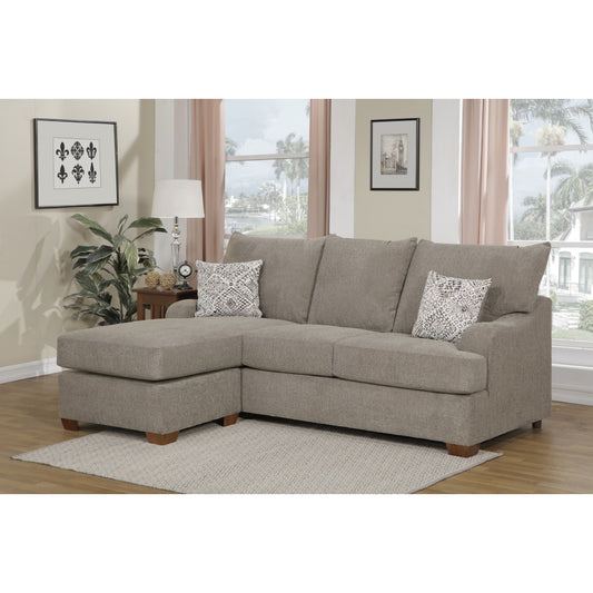 Dakar Reversible Sofa Chaise by Arelys Furniture - Beige