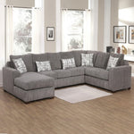Bordeaux Sectional Sofa by Arely Furniture - Gray