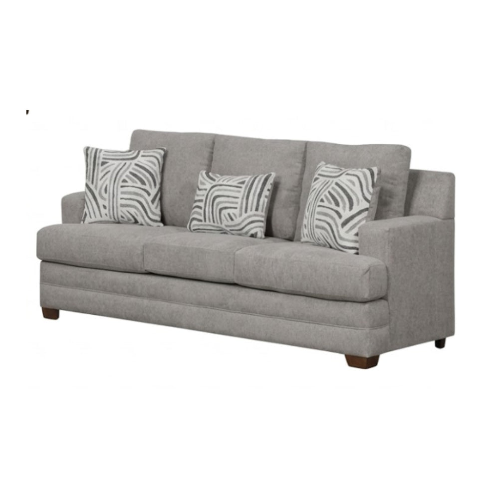Modena Loveseat and Sofa Set by Arely Furniture - Gray