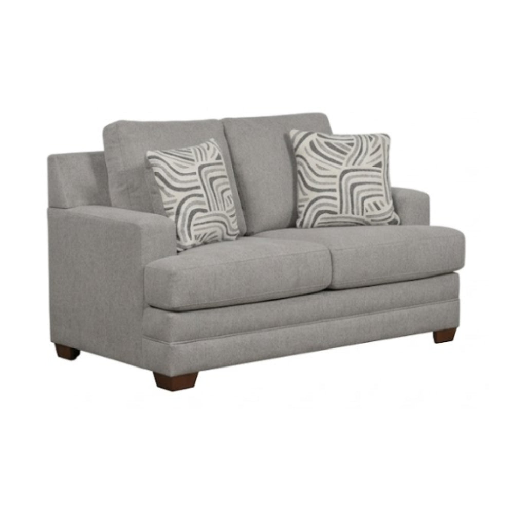 Modena Loveseat and Sofa Set by Arely Furniture - Gray