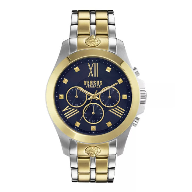 Versus Versace Chrono Lion Men's 44 mm Two-Tone Bracelet Watch