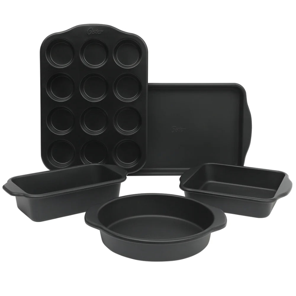 Oster Teston 143737 Nonstick Bakeware Set (5-Pieces) - Matte Black