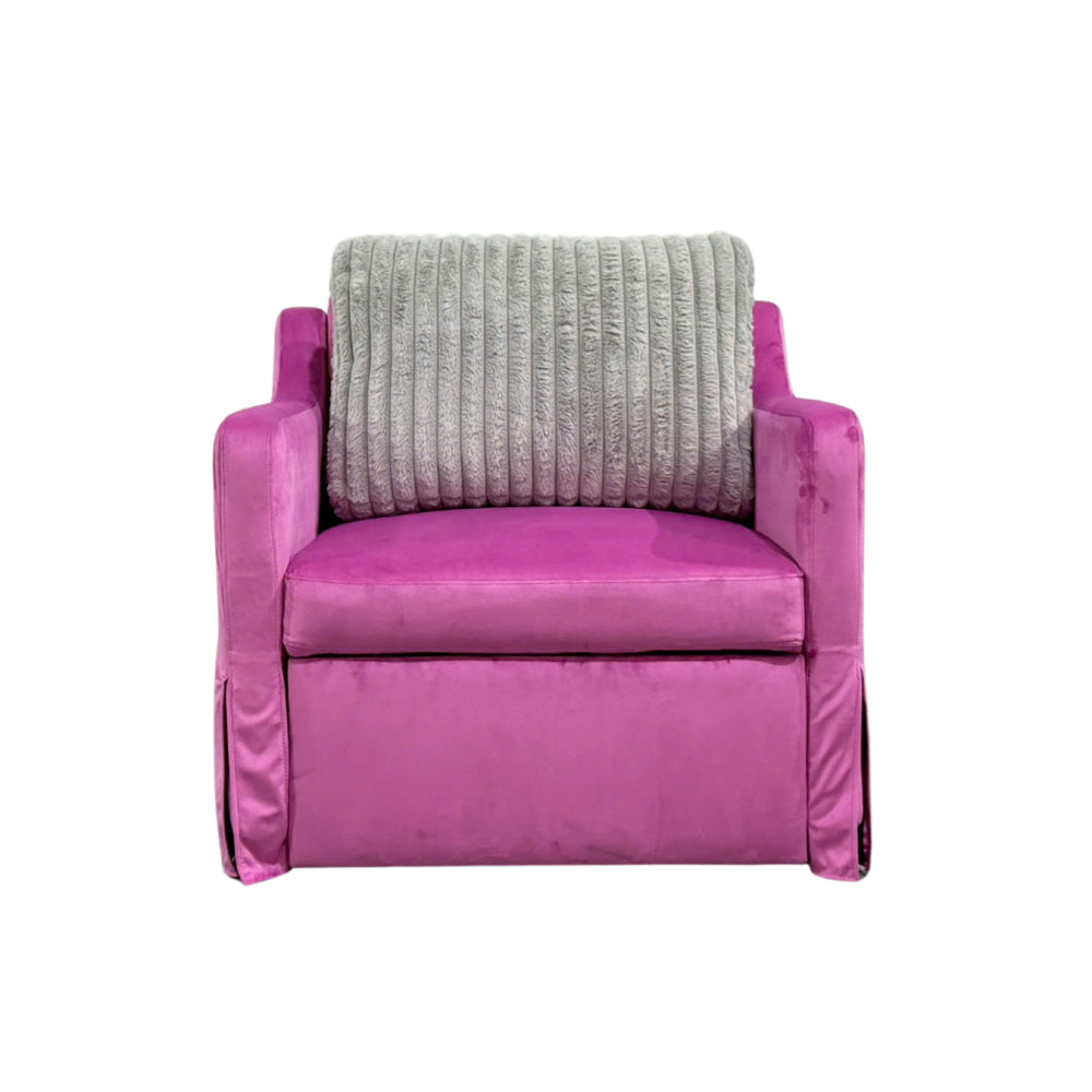 Milan Convertible Sleeper Armchair with Pillow by Best Home